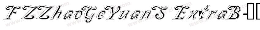 FZZhaoGeYuanS ExtraB字体转换